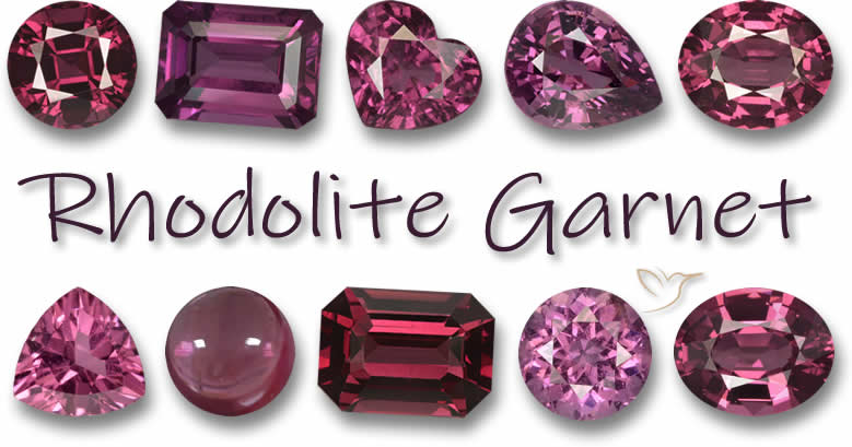 Rhodolith Granat Edelsteine kaufen