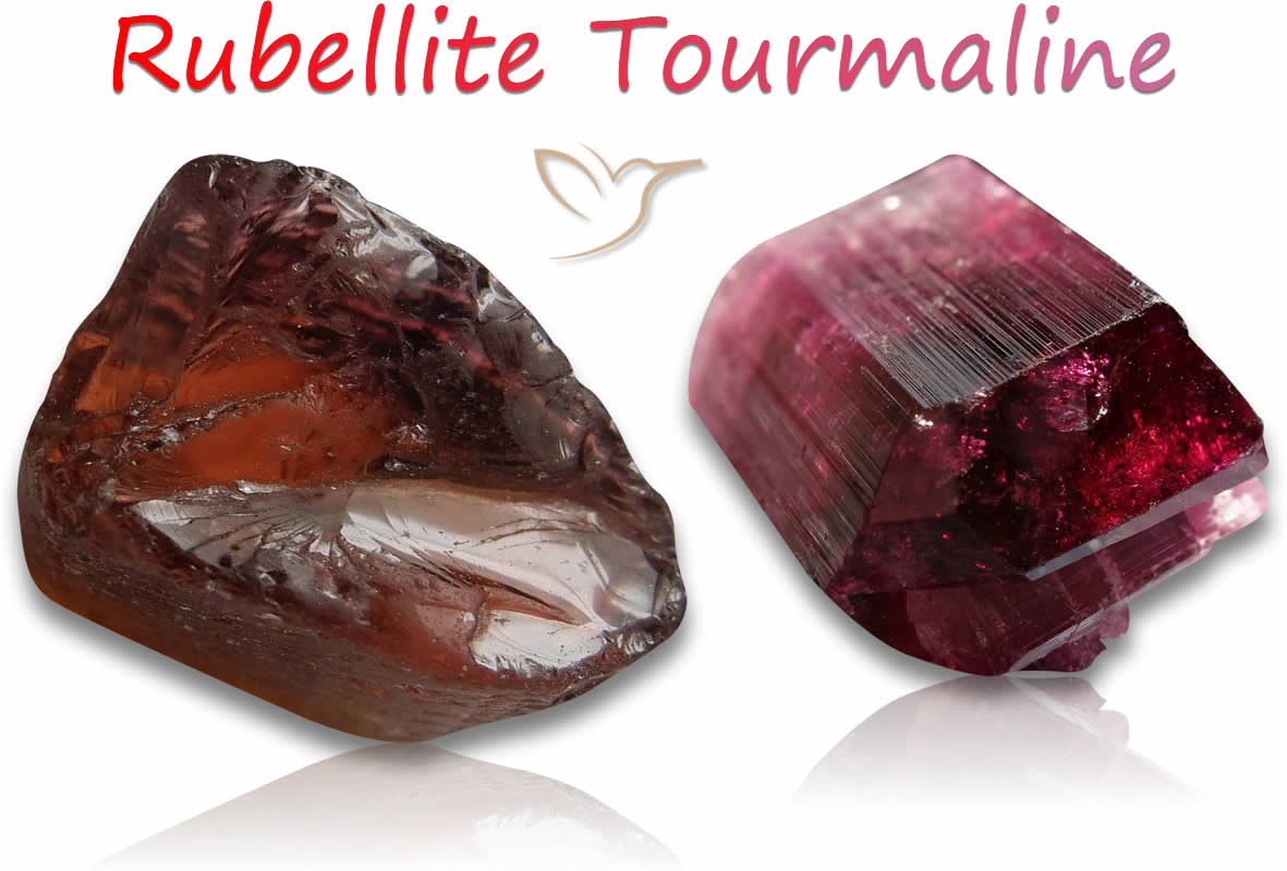 Rohe Rubellitsteine