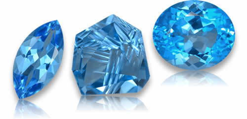 Geschäft Schweizer Blautopas Edelsteine