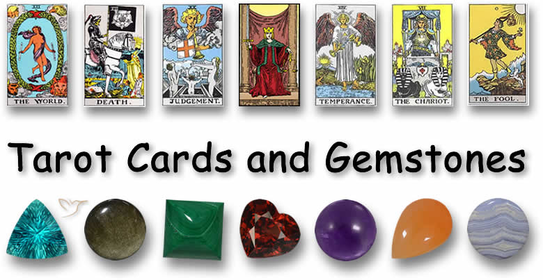 Tarotkarten und Edelsteine