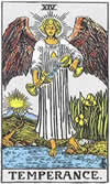 Tarot-Karte - Mäßigkeit