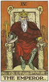Tarot-Karte - Der Kaiser