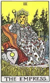 Tarot-Karte - Die Kaiserin