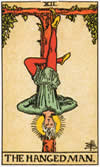 Tarot-Karte - Der Gehängte