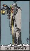Tarot-Karte - Der Einsiedler