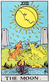 Tarot-Karte - Der Mond