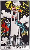 Tarot-Karte - Der Turm