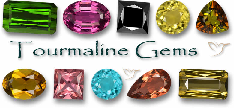 Natürliche Turmalin-Edelsteine