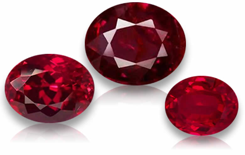 Untreated Ruby Gemstones: Natural, Certified Rubies