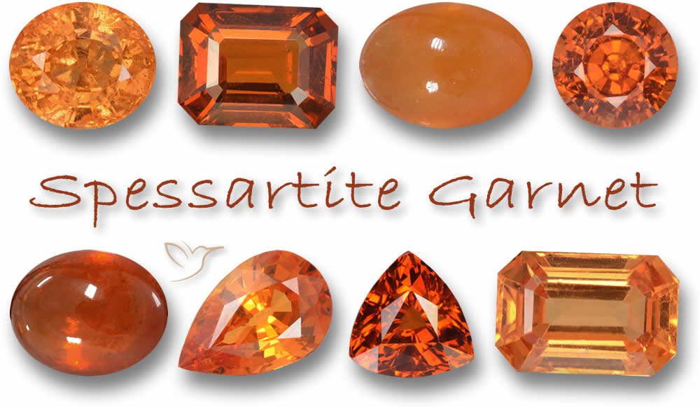 Spessartit Granat Edelsteine kaufen