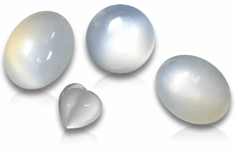 Loose White Moonstone: Shop Natural Moonstone Gemstones, Milky White Wholesale White Moonstones