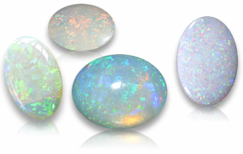 Loose White Opal: Shop Natural White Opals for Jewelry, Australian and Ethiopian White Opals