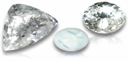 Natürliche weiße Orthoklas-Edelsteine