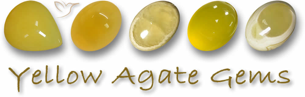 Kaufen Sie gelbe Achat-Edelsteine