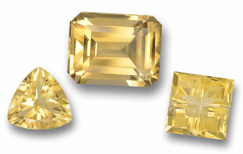 Loose Yellow Citrine, Natural Yellow Gemstones, Lemon Citrine, Canary Yellow Citrine, Yellow Citrine Wholesale