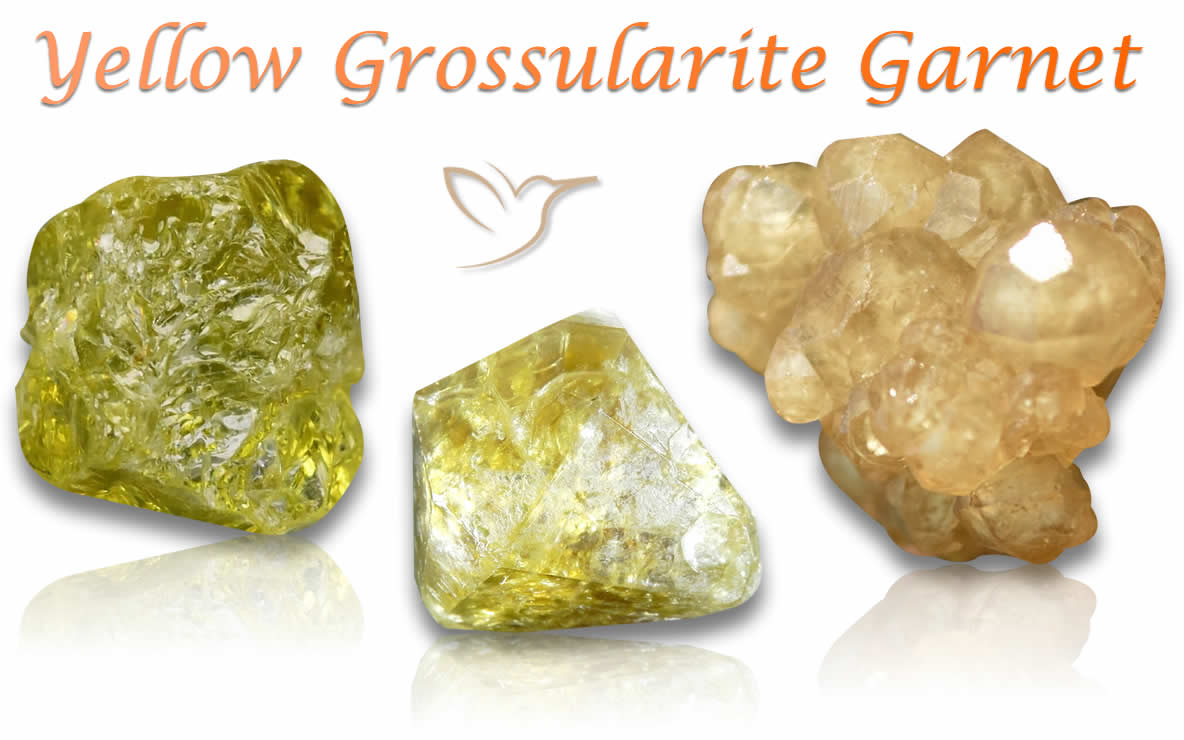 Rohe Grossularit-Granatsteine