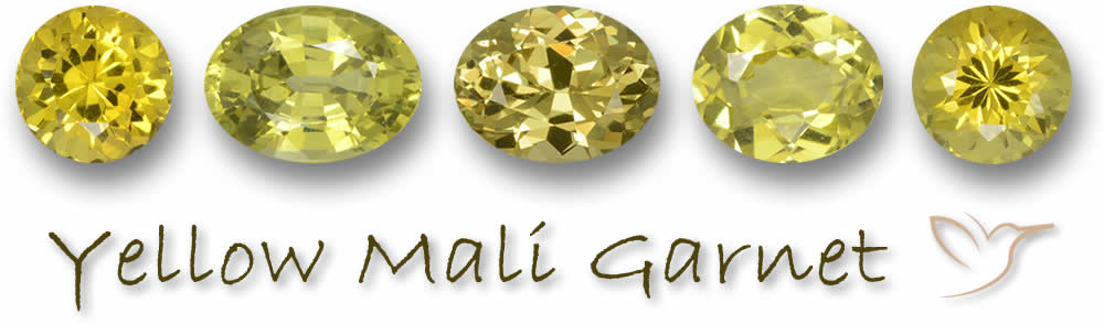 Gelbe Mali-Granat-Edelsteine kaufen