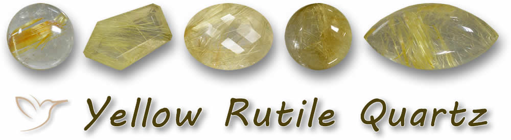 Gelbe Rutilquarz-Edelsteine kaufen