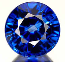 6 mm Saphir 1,48 ct