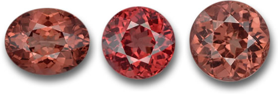 Natural malaya garnet