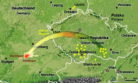 Moldavitvorkommen Tschechische Republik