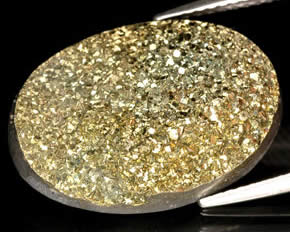 Regenbogenpyrit Drusy