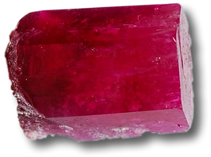 Roter Beryll (Bixbite) Kristall