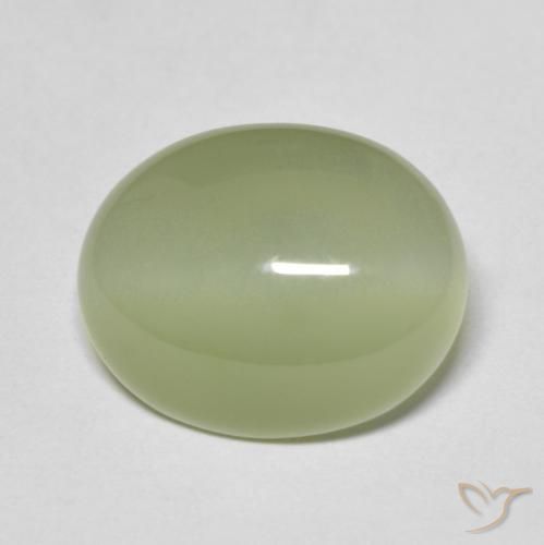 5.67ct Natürlicher Armeegrün Aktinolith Katzenauge, Oval, Lichtdurchlässig