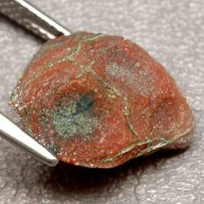 5,00 ctw natürlicher mehrfarbiger Achatgeode, Fantasieschliff, Lichtundurchlässig