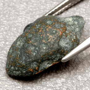 5,58 ctw natürlicher mehrfarbiger Achatgeode, Fantasieschliff, Lichtundurchlässig