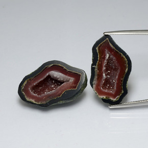  ct natürliche Mehrfarbig Achat-Geode-Edelsteine, Ausgefallene Form, Lichtundurchlässig