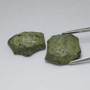  ct natürliche mehrfarbiger Achatgeode-Edelsteine, Fantasieschliff, Lichtundurchlässig