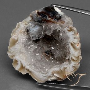 9,17 ctw natürlicher Mehrfarbig Achat-Geode, Fantasie, Lichtundurchlässig