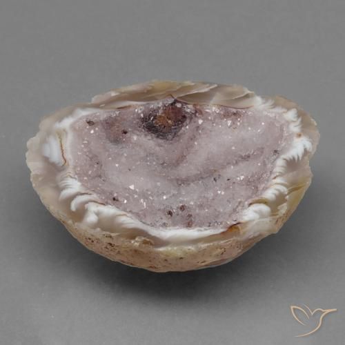 53.84ct Natürlicher Mehrfarbig Achat-Geode, Fantasie, Lichtundurchlässig