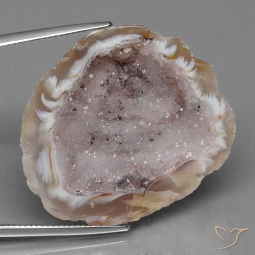 9,17 ctw natürlicher Mehrfarbig Achat-Geode, Fantasie, Lichtundurchlässig