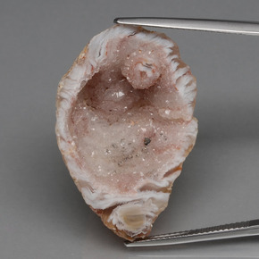 9,17 ctw natürlicher Mehrfarbig Achat-Geode, Ausgefallene Form, Lichtundurchlässig