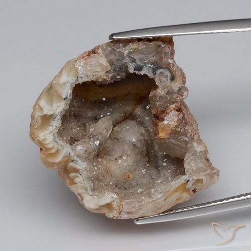 40.83ct Natürlicher Mehrfarbig Achat-Geode, Fantasie, Lichtundurchlässig