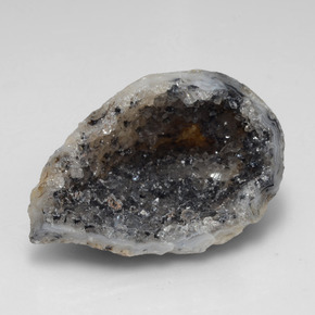 9,17 ctw natürlicher Mehrfarbig Achat-Geode, Ausgefallene Form, Lichtundurchlässig