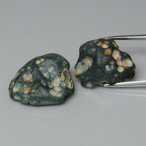  ct natürliche mehrfarbiger Achatgeode-Edelsteine, Fantasieschliff, Lichtundurchlässig