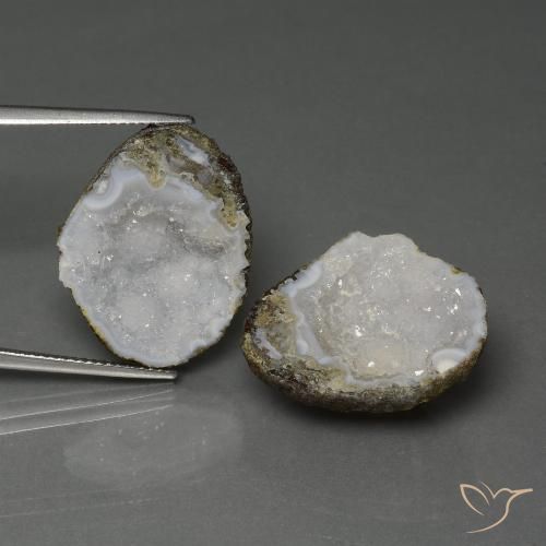 29.06ctw Natürlicher Mehrfarbig Achat-Geode, Fantasie, Lichtundurchlässig
