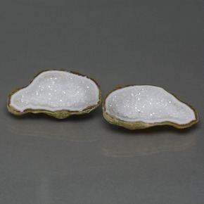 45.70 ct natürliche Mehrfarbig Achat-Geode-Edelsteine, Ausgefallene Form, Lichtundurchlässig