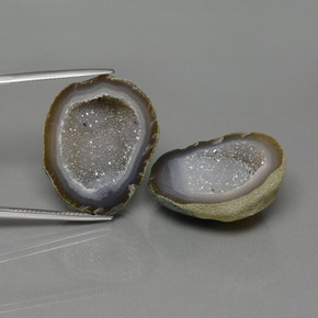 65.63 ct natürliche Mehrfarbig Achat-Geode-Edelsteine, Ausgefallene Form, Lichtundurchlässig