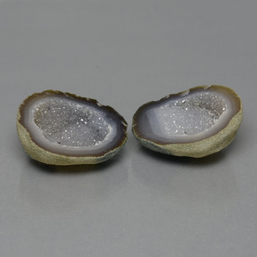 65.63 ct natürliche Mehrfarbig Achat-Geode-Edelsteine, Ausgefallene Form, Lichtundurchlässig