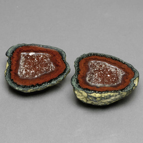  ct natürliche Mehrfarbig Achat-Geode-Edelsteine, Ausgefallene Form, Lichtundurchlässig