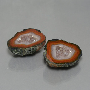 54.13 ct natürliche Mehrfarbig Achat-Geode-Edelsteine, Ausgefallene Form, Lichtundurchlässig