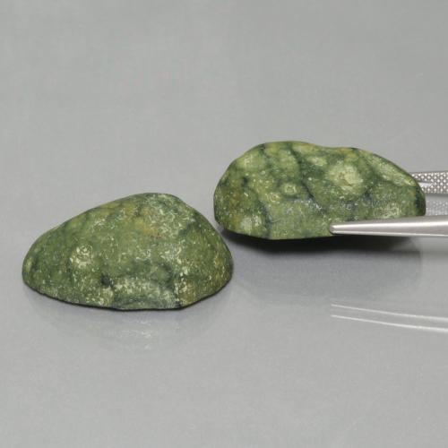 45,20 ct natürliche mehrfarbiger Achatgeode-Edelsteine, Fantasieschliff, Lichtundurchlässig