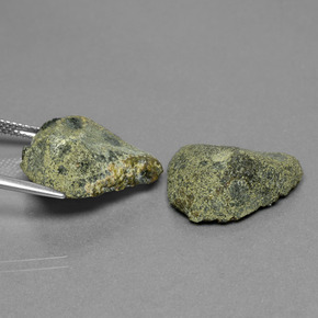 19,60 ct natürliche mehrfarbiger Achatgeode-Edelsteine, Fantasieschliff, Lichtundurchlässig