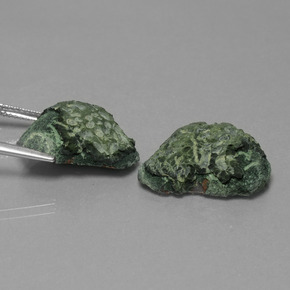 17,29 ct natürliche mehrfarbiger Achatgeode-Edelsteine, Fantasieschliff, Lichtundurchlässig