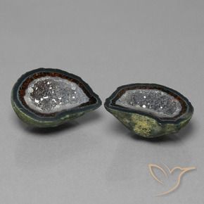 30.09 ct natürliche Mehrfarbig Achat-Geode-Edelsteine, Ausgefallene Form, Lichtundurchlässig