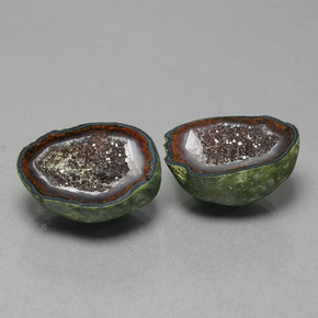 26.55 ct natürliche Mehrfarbig Achat-Geode-Edelsteine, Ausgefallene Form, Lichtundurchlässig